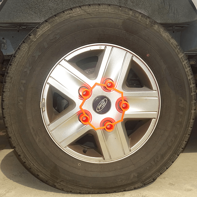 SL0521H TRUCK WHEEL NUT SAFETY LOCKER LUG NUT LOCK 5X21MM